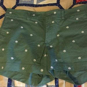 Sage green shorts with 3 1/2 inch inseam NWOT